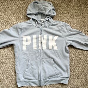 Pink blue hoodie size Large